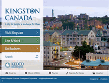 Tablet Screenshot of kingstoncanada.com