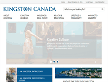 Tablet Screenshot of livework.kingstoncanada.com